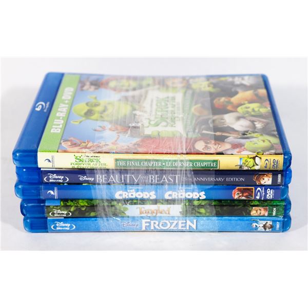BUNDLE OF KIDS BLURAY MOVIES (LOTS OF DISNEY)