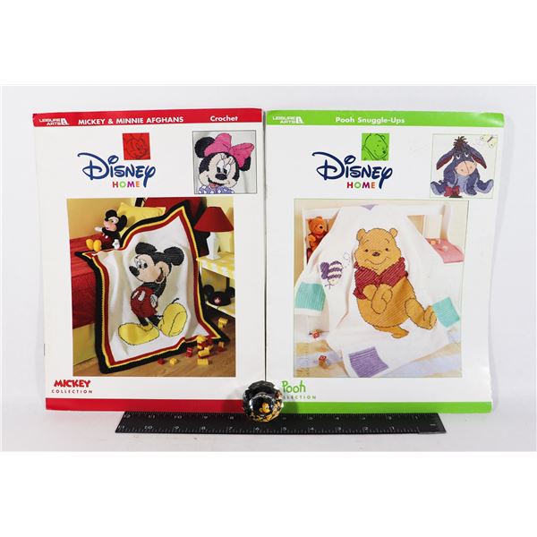 X2 DISNEY CROCHET BOOKS AND MORE