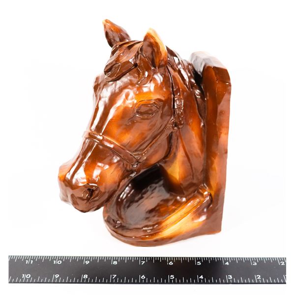 VINTAGE AMY ARTCRAFT HORSE HEAD BOOK END