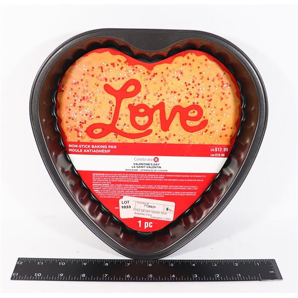NEW LOVE HEART SHAPE NON STICK BAKING PAN