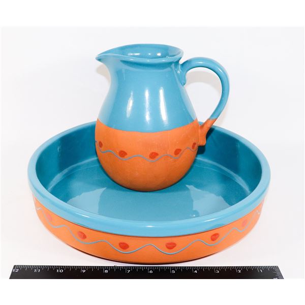 VINTAGE MADE IN PORTUGAL HIMARK WATER PITCHER AND