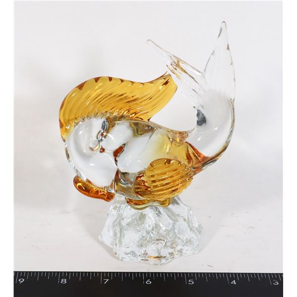 ARTE MURANO GLASS FISH FIGURE