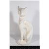 Image 1 : IRIDESCENT CERAMIC CAT FIGURE MADE IN TAIWAN