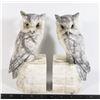 Image 1 : X2 STONE MADE IN ITALY OWLS BOOK ENDS