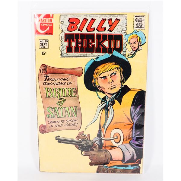 CHARLTON COMICS BILLY THE KID ISSUE 80