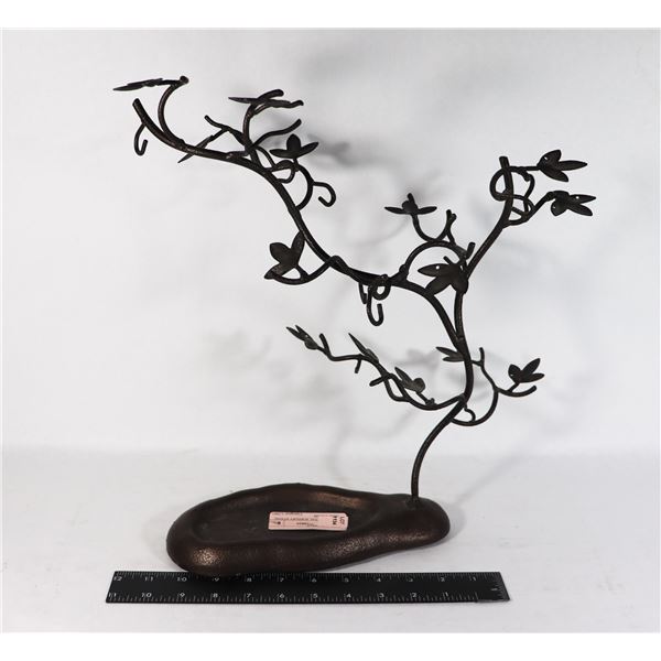 HEAVY METAL JEWELRY STAND, TREE THEME