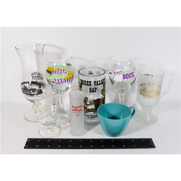 LOR OF ASSORTED GLASSWARE