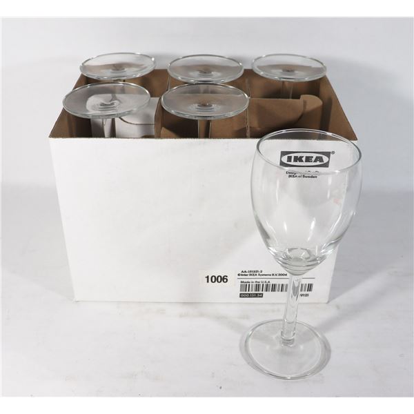 X6 WINE GLASSES