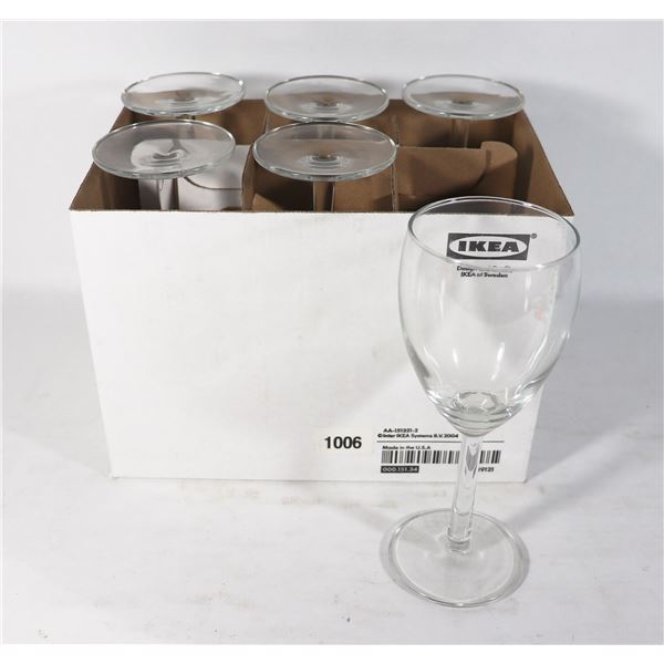 X6 WINE GLASSES