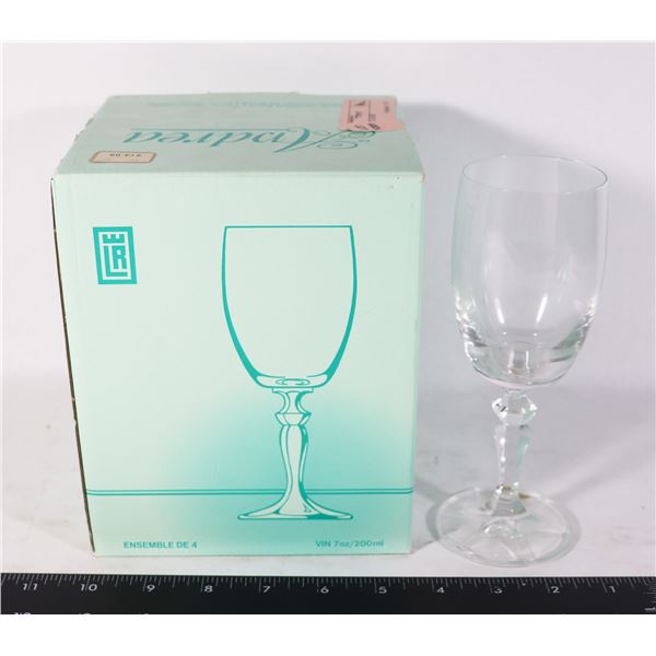 X4 WINE GLASSES