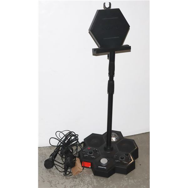 STORE RETURN KARAOKE STAND NOT WORKING SOLD AS IS