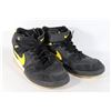 Image 1 : MENS BLACK/ YELLOW NIKE SHOES SIZE 9
