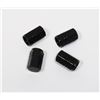 Image 1 : NEW 4 PC BLACK TIRE VALVE STEM CAPS