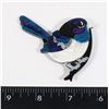 Image 1 : NEW BLUE BIRD BROOCH