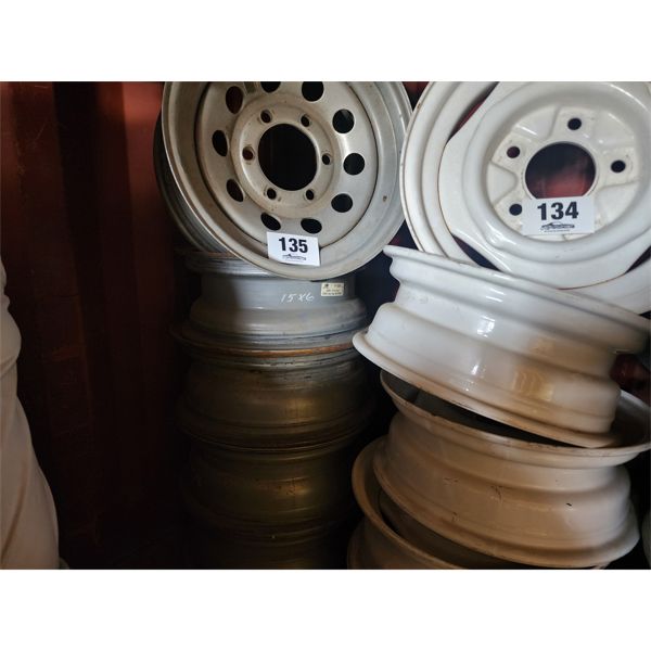 Set of 4 15inch steel rims - EG Auctions