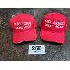 Image 1 : Make Canada and make America great again hats