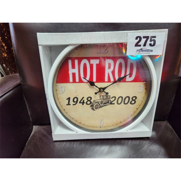 Hot Rod 1948-2008 60th anniversary clock