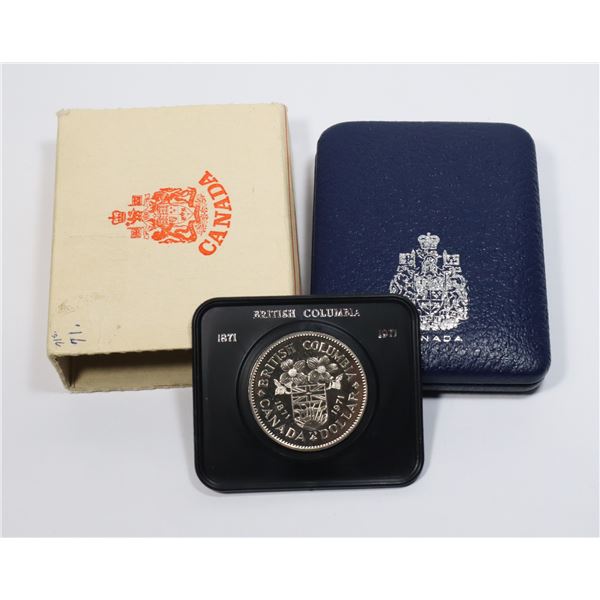 1871-1971 BRITISH COLUMBIA DOLLAR IN SPECIAL