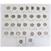 Image 2 : (30) DIMES 1954 TO 1966 80% SILVER