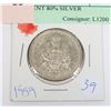 Image 1 : 1959 50 CENT 80% SILVER