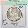 Image 1 : 1964 50 CENT 80% SILVER