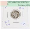 Image 1 : 1934 P USA MERCURY DIME 90% SILVER