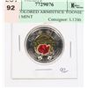 Image 1 : 2018 COLORED ARMISTICE TOONIE FROM MINT