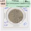 Image 1 : 1943 W.W. II WALKING LIBERTY USA 50 CENT