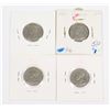 Image 2 : 4 KING GEORGE V NICKELS 1929, 1931, 1933
