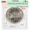 Image 1 : 1966 SILVER DOLLAR 80% SILVER