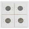 Image 1 : 4 KING GEORGE VI NICKELS 1940, 1950, 1951 & 1952