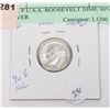 Image 1 : 1962 P U.S.A. ROOSEVELT DIME 90% SILVER
