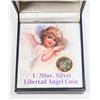 Image 1 : 1/20-OZ SILVER LIBERTAD ANGEL COIN IN GIFT BOX