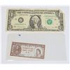 Image 1 : USA 1988 ONE DOLLAR BANK NOTE SOLD WITH