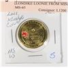 Image 1 : 2021 KLONDIKE LOONIE FROM MINT ROLL MS-65