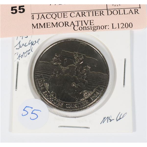 1534-1984 JACQUE CARTIER DOLLAR 1OF6 COMMEMORATIVE