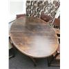 Image 4 : Antique Dining Table and Chairs Cat C