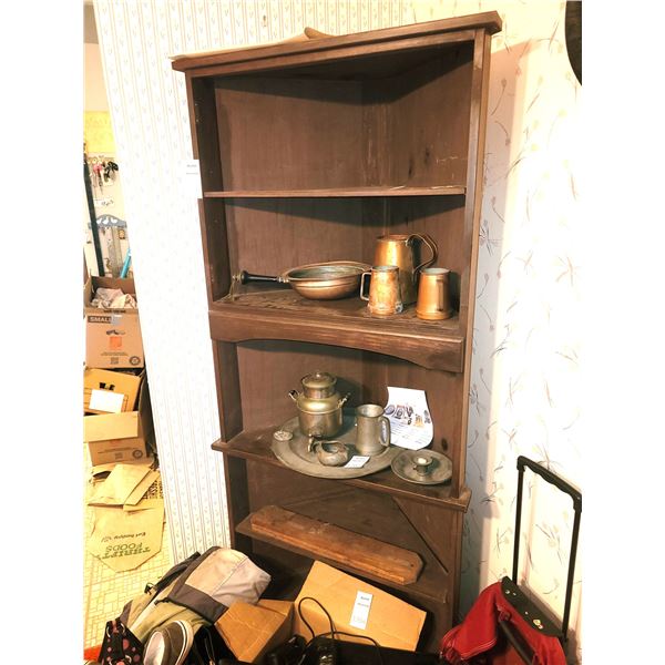 Wood Corner Shelving Cat C