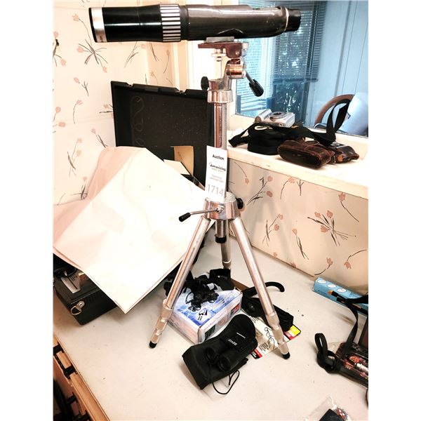 Royal Handy Zoom Scope and Bushnell Cat A