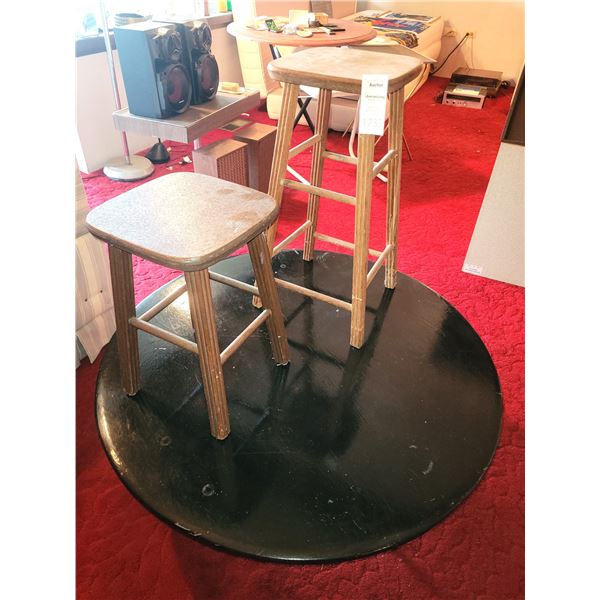 Round Coffee Table and Stools Cat B