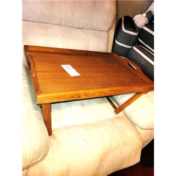 Vintage Dolphin Teak Bed Tray Cat A