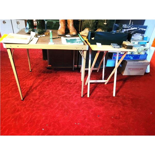 3 Folding Tables Cat B