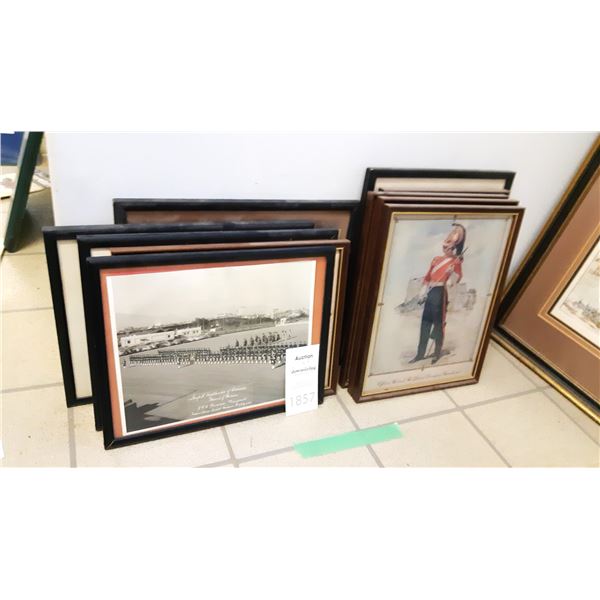 Framed Military Prints Cat A