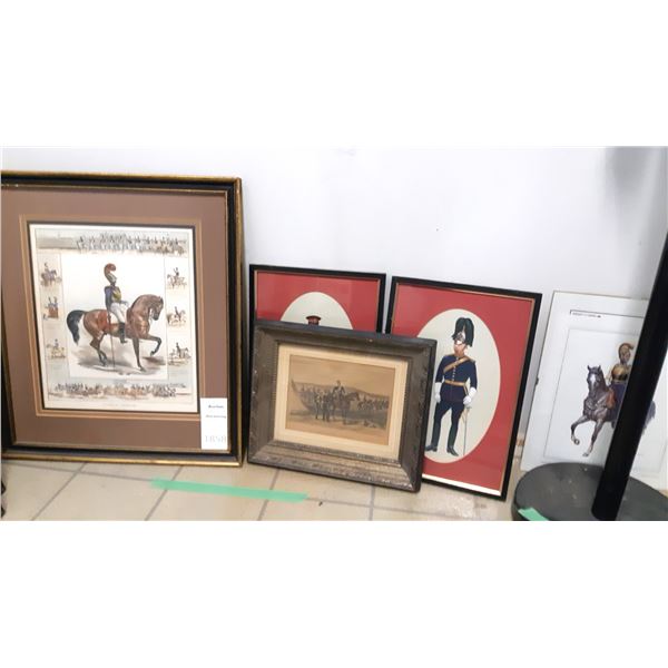 Framed Military Prints Cat A