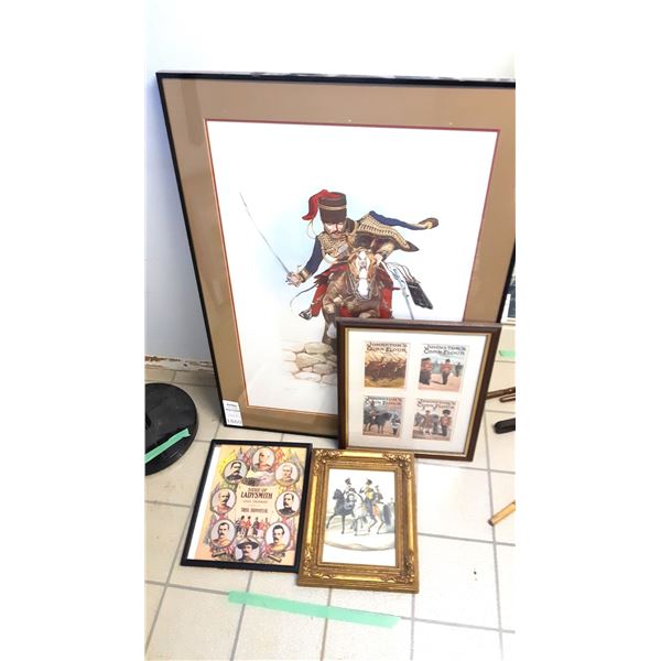 Framed Military Prints Cat A