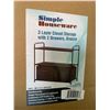 Image 3 : Lot of 1 Simple Houseware 3-Layer Closet Storage w/ 2 Drawers - Bronze - Brand New!