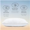 Image 3 : Lot of 1 Coop Home Goods Original - Queen Size Adjustable Cross-Cut Memory Foam Pillow - New Sealed