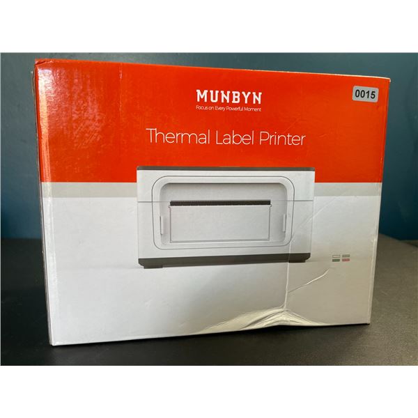 Lot of 1 Munbyn Thermal Label Printer - USB Label/Shipping Label Printer - Brand New! ($180 RETAIL!)