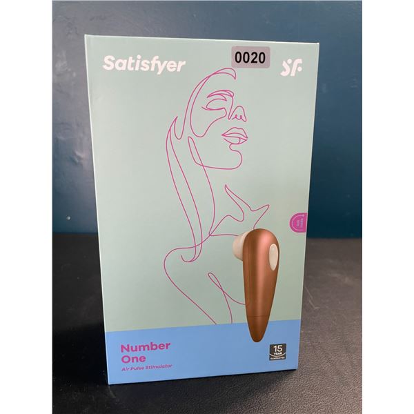 Lot of 1 Satisfyer "Number One" Air Pulse Stimulator Sex Toy - Brand New