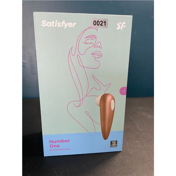 Lot of 1 Satisfyer "Number One" Air Pulse Stimulator Sex Toy - Brand New